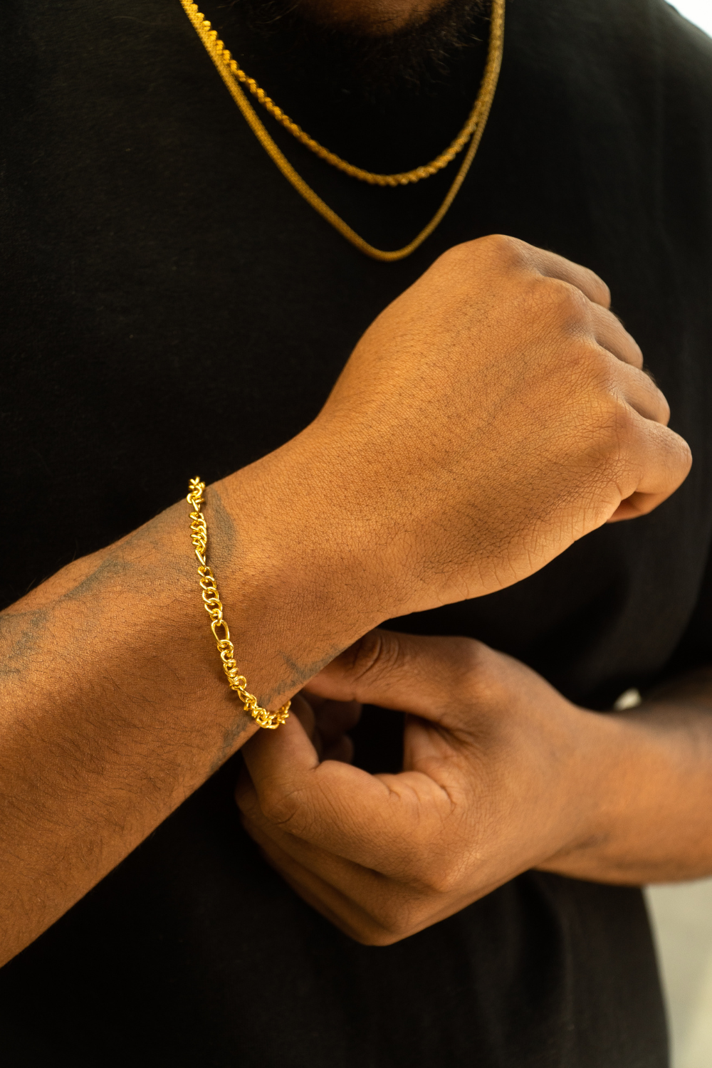 Saudi gold bracelet 18 k 7